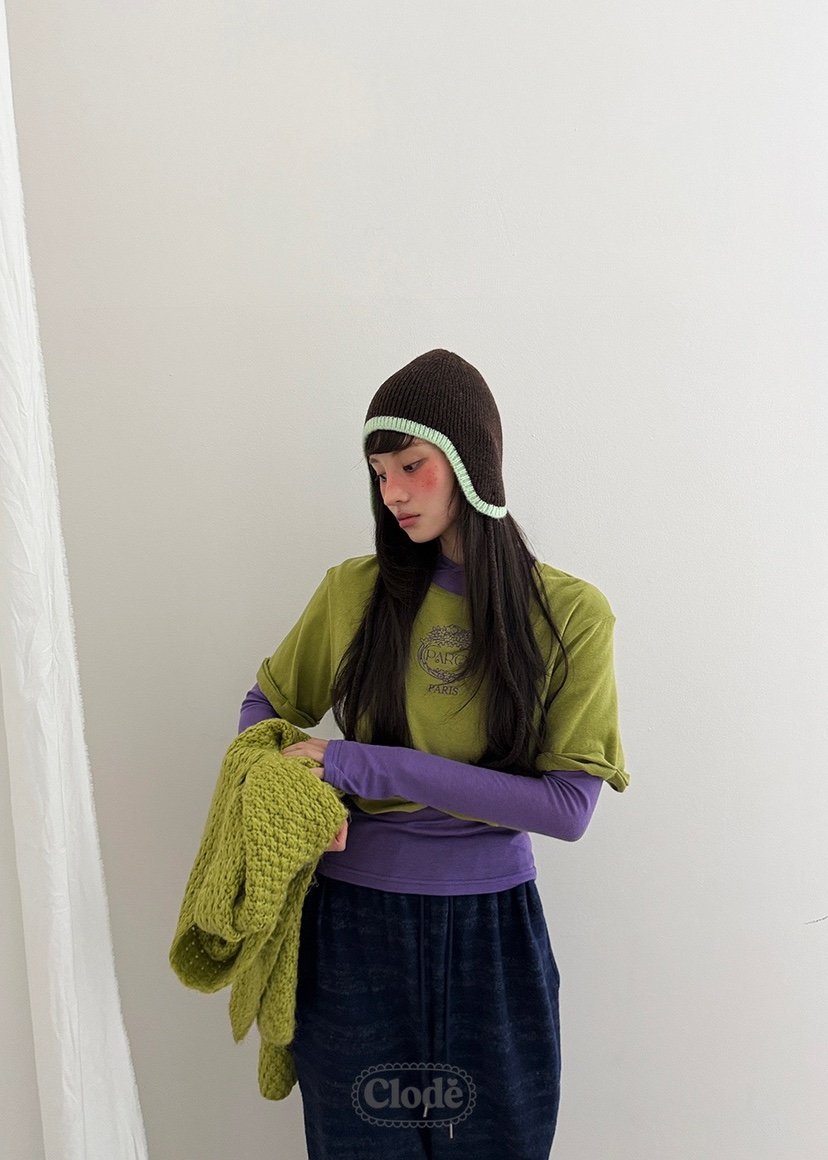 CLODE東大門㊣直郵女士新品人氣25秋冬推薦時尚熱賣長袖T恤CLODE長袖T恤