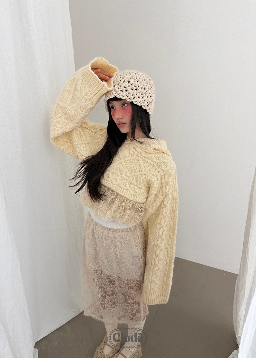 CLODE韓國代購㊣女裝新款熱賣推薦人氣時尚職業針織衫不含內搭CLODE針織衫