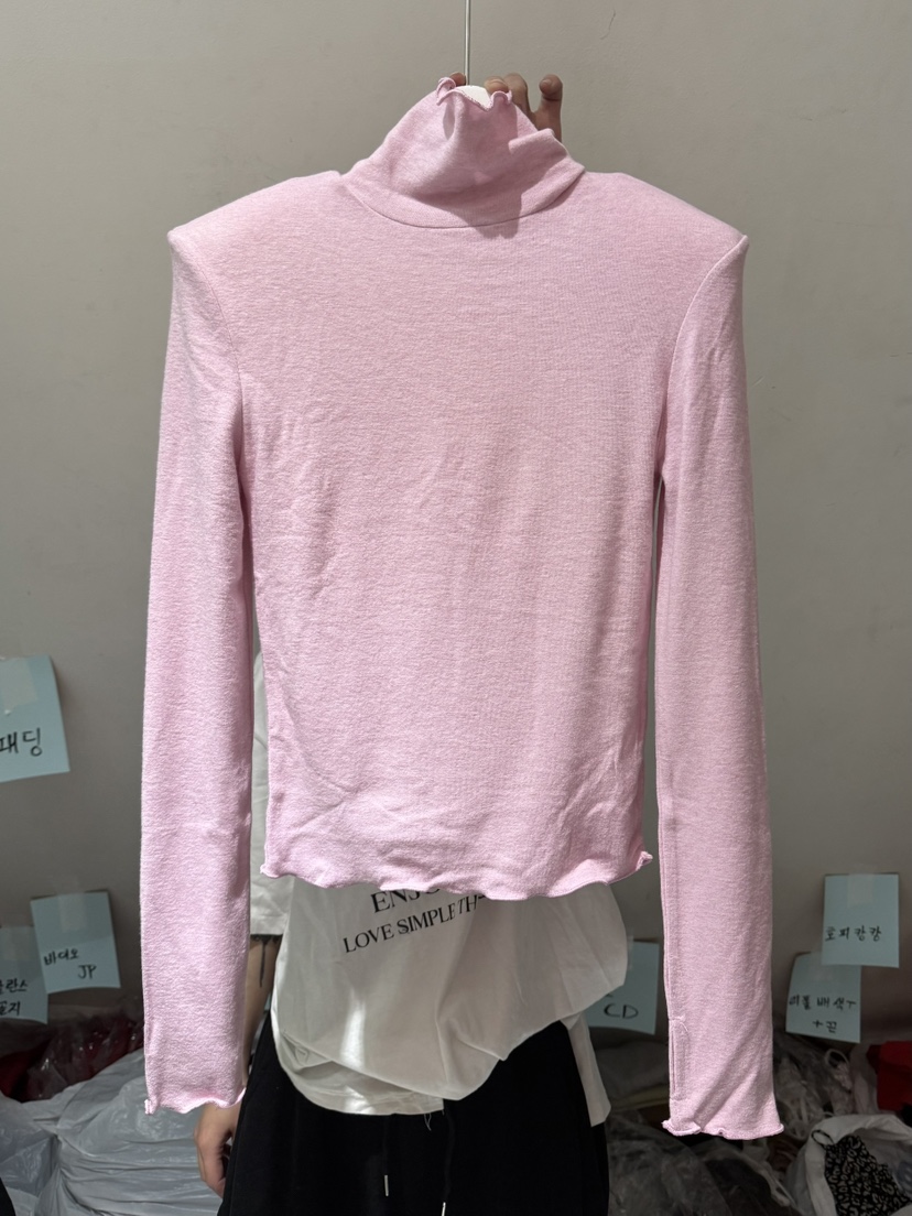 BELITA-L韓國代購㊣女裝新品人氣休閑熱賣職業長袖T恤保暖絨BELITA-L長袖T恤圖色2