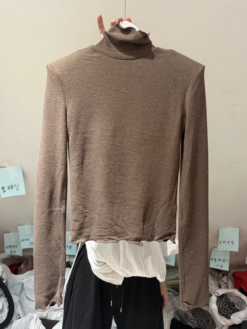 BELITA-L韓國代購㊣女裝新品人氣休閑熱賣職業長袖T恤保暖絨BELITA-L長袖T恤圖色4