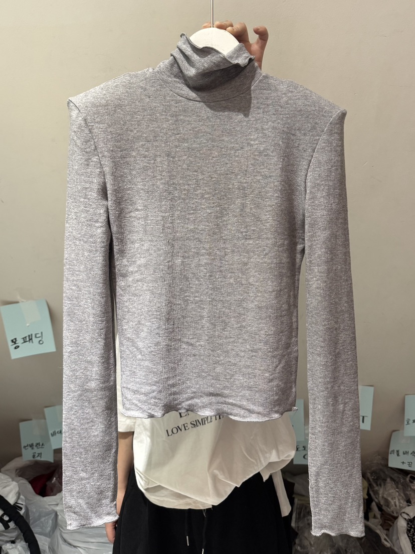 BELITA-L韓國代購㊣女裝新品人氣休閑熱賣職業長袖T恤保暖絨BELITA-L長袖T恤圖色5