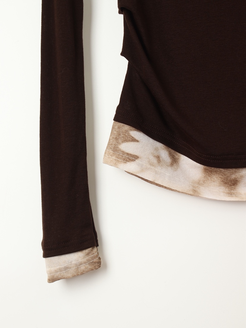 TEXTURE韓國代購㊣女裝新品職業休閑時尚熱賣人氣25秋冬長袖T恤TEXTURE長袖T恤