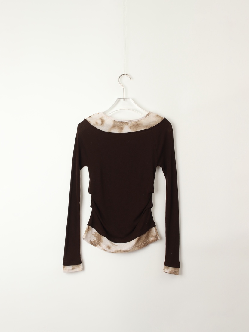 TEXTURE韓國代購㊣女裝新品職業休閑時尚熱賣人氣25秋冬長袖T恤TEXTURE長袖T恤