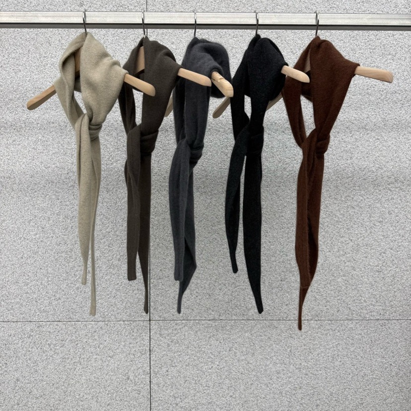 AT THE BAGEL韓國直郵㊣女士新款時尚職業推薦25秋冬圍巾披肩AT THE BAGEL圍巾/披肩