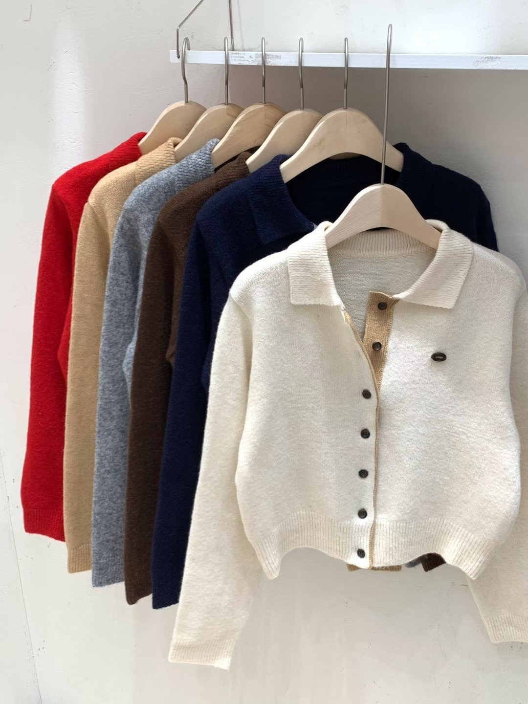 FRIDA韓國直郵㊣女士新款25秋冬休閑人氣熱賣職業推薦針織衫FRIDA針織衫圖色3左三色