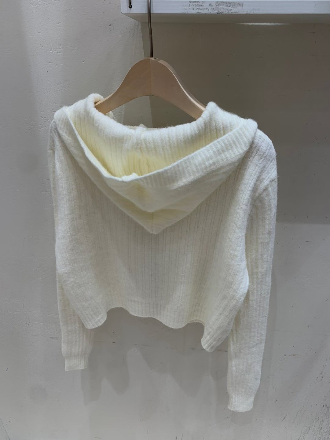 FRIDA東大門㊣代購女裝新款人氣休閑職業推薦針織衫拉鏈連帽FRIDA針織衫