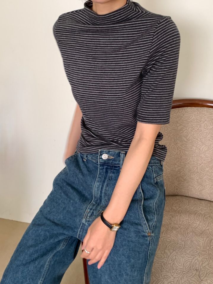 DOIT東大門㊣代購女士新款25秋冬休閑時尚推薦職業人氣熱賣T恤DOITT恤圖色3