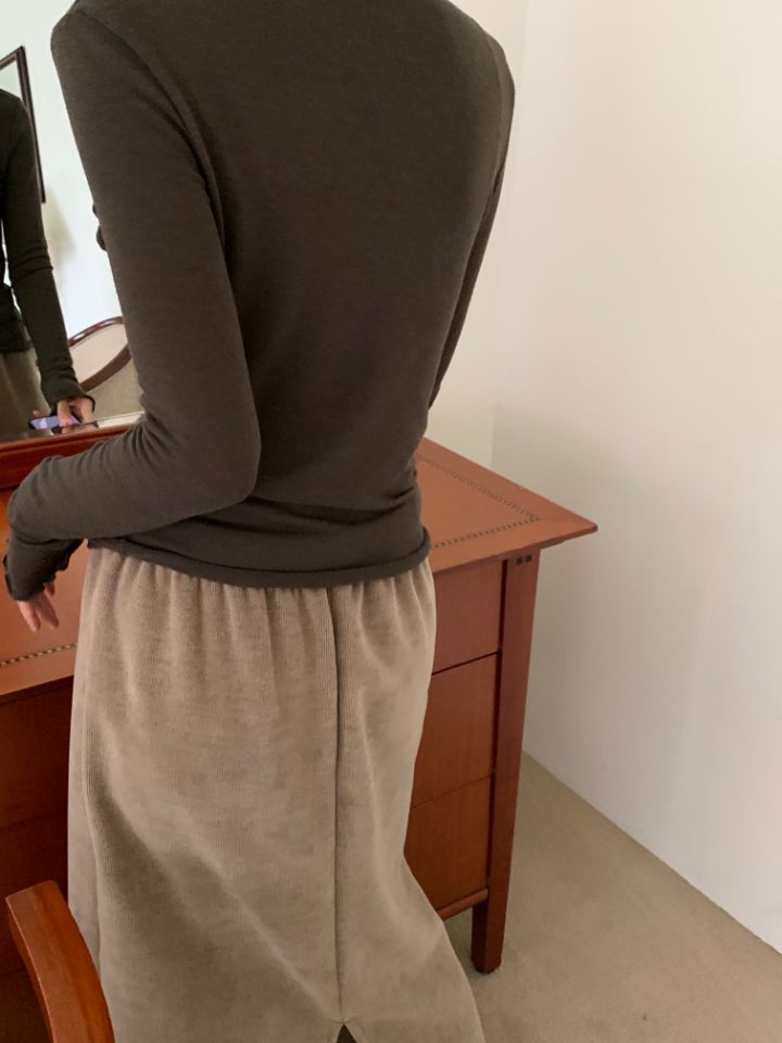 DOIT韓國代購㊣女裝新款人氣25秋冬休閑熱賣職業推薦長袖T恤DOIT長袖T恤