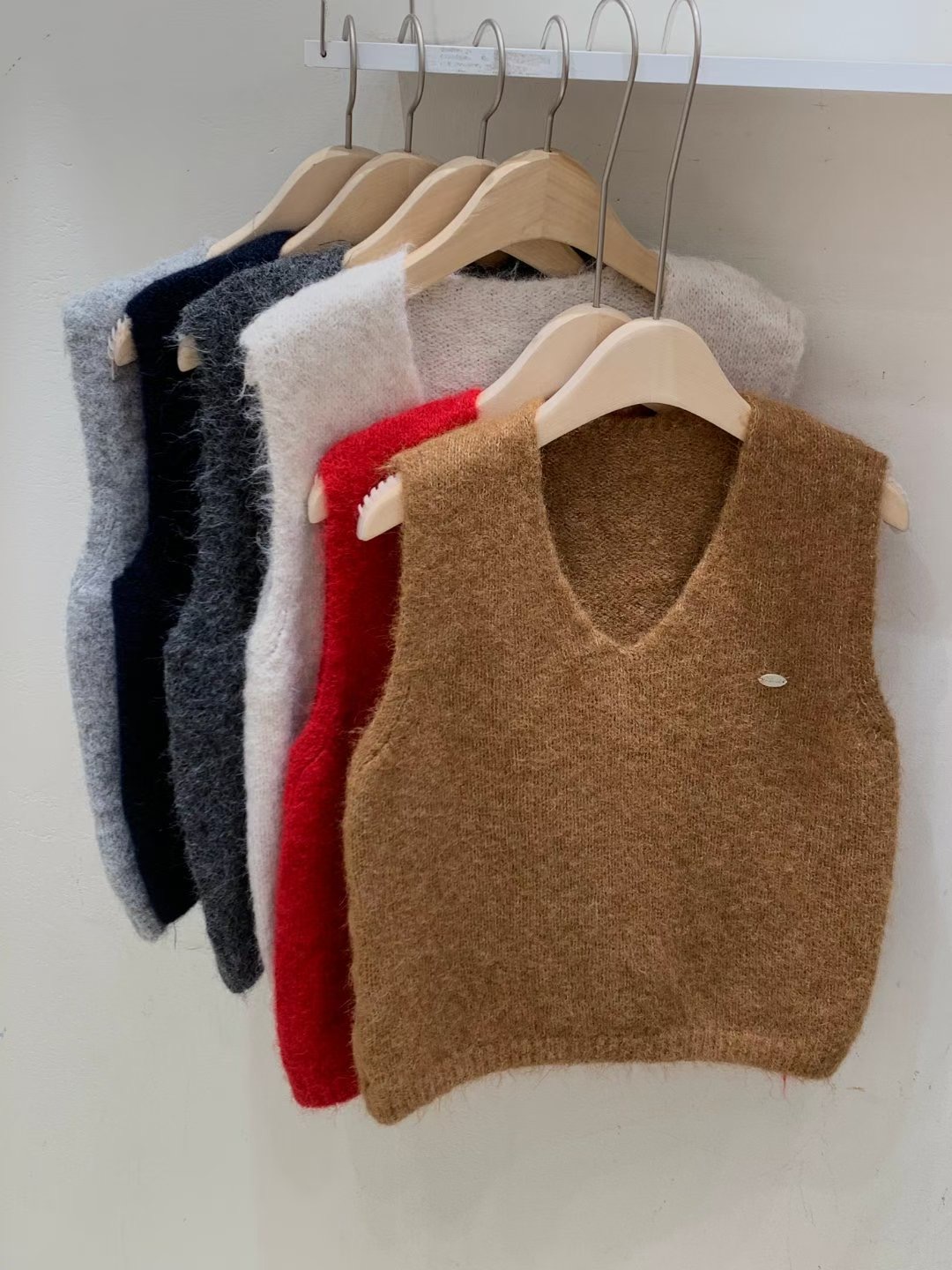 FRIDA韓國直郵㊣女裝新款人氣25秋冬熱賣時尚休閑推薦吊帶背心FRIDA吊帶/背心圖色5左五色