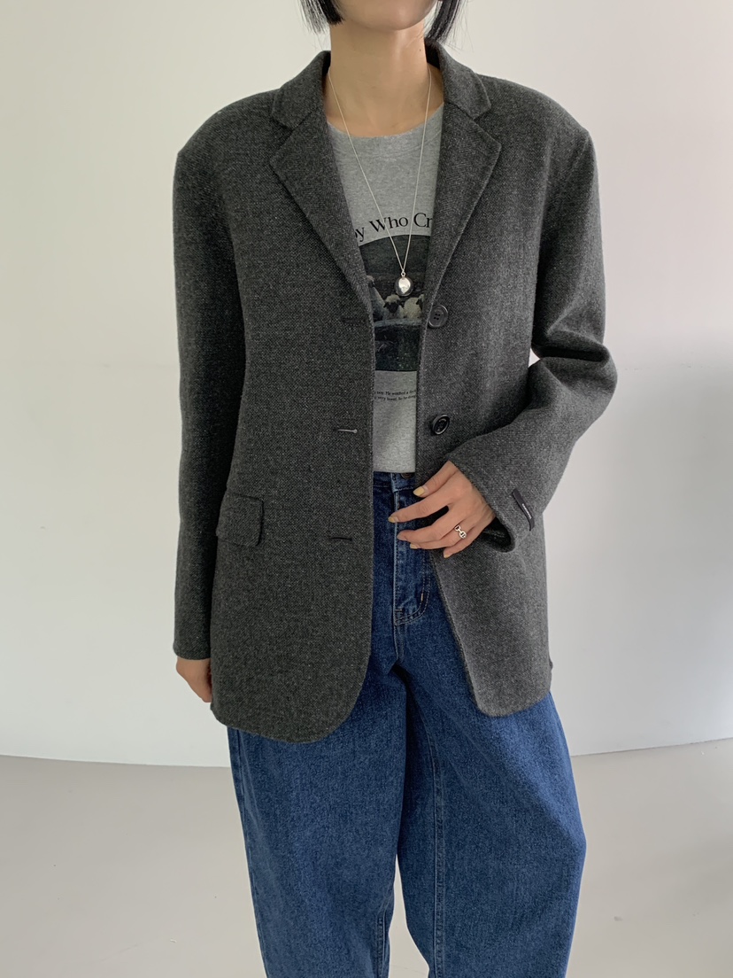 MILUI東大門㊣直郵女士新品25秋冬熱賣職業休閑人氣時尚夾克MILUI夾克