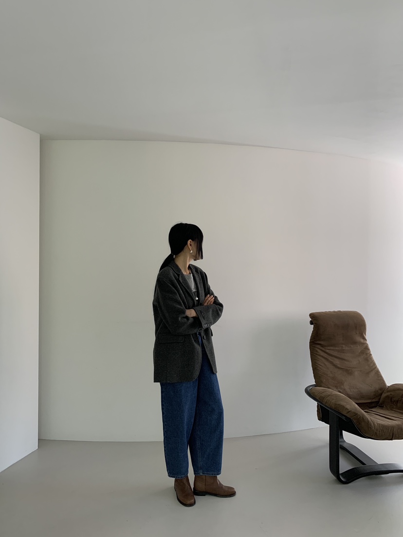 MILUI東大門㊣直郵女士新品25秋冬熱賣職業休閑人氣時尚夾克MILUI夾克