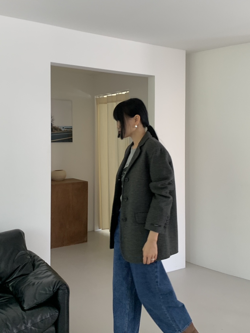 MILUI東大門㊣直郵女士新品25秋冬熱賣職業休閑人氣時尚夾克MILUI夾克