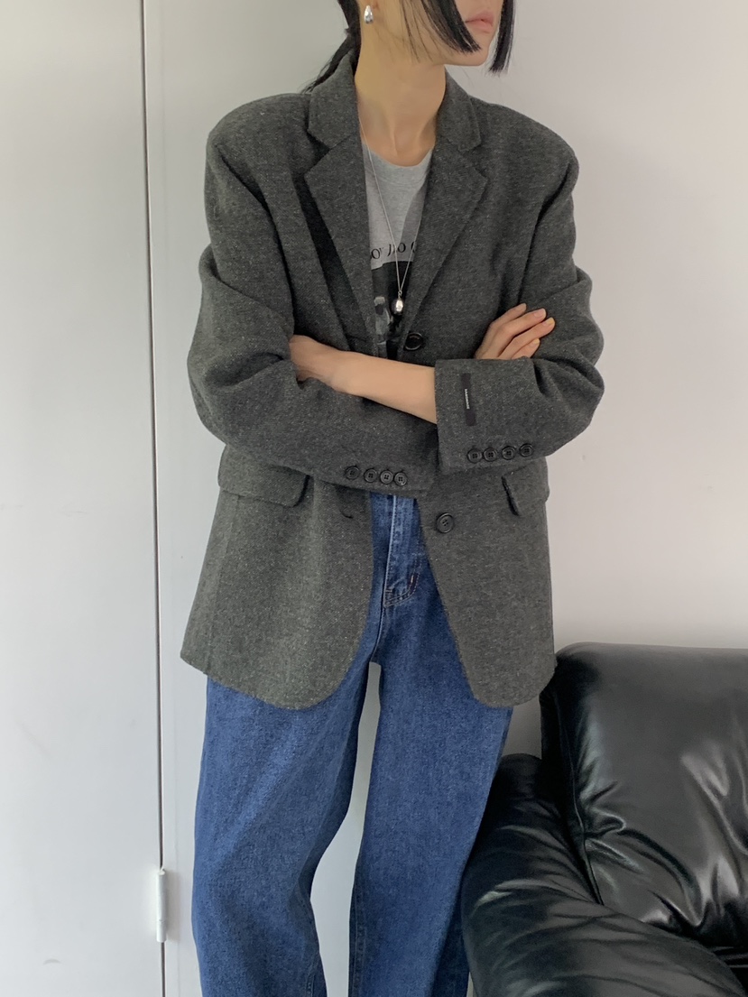 MILUI東大門㊣直郵女士新品25秋冬熱賣職業休閑人氣時尚夾克MILUI夾克