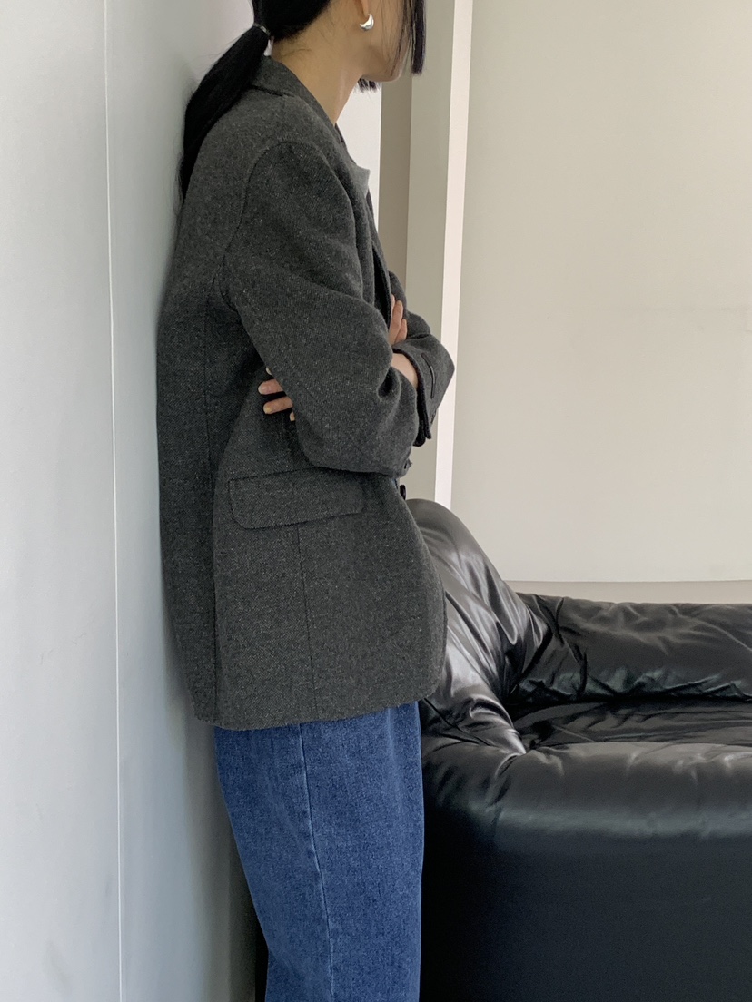 MILUI東大門㊣直郵女士新品25秋冬熱賣職業休閑人氣時尚夾克MILUI夾克