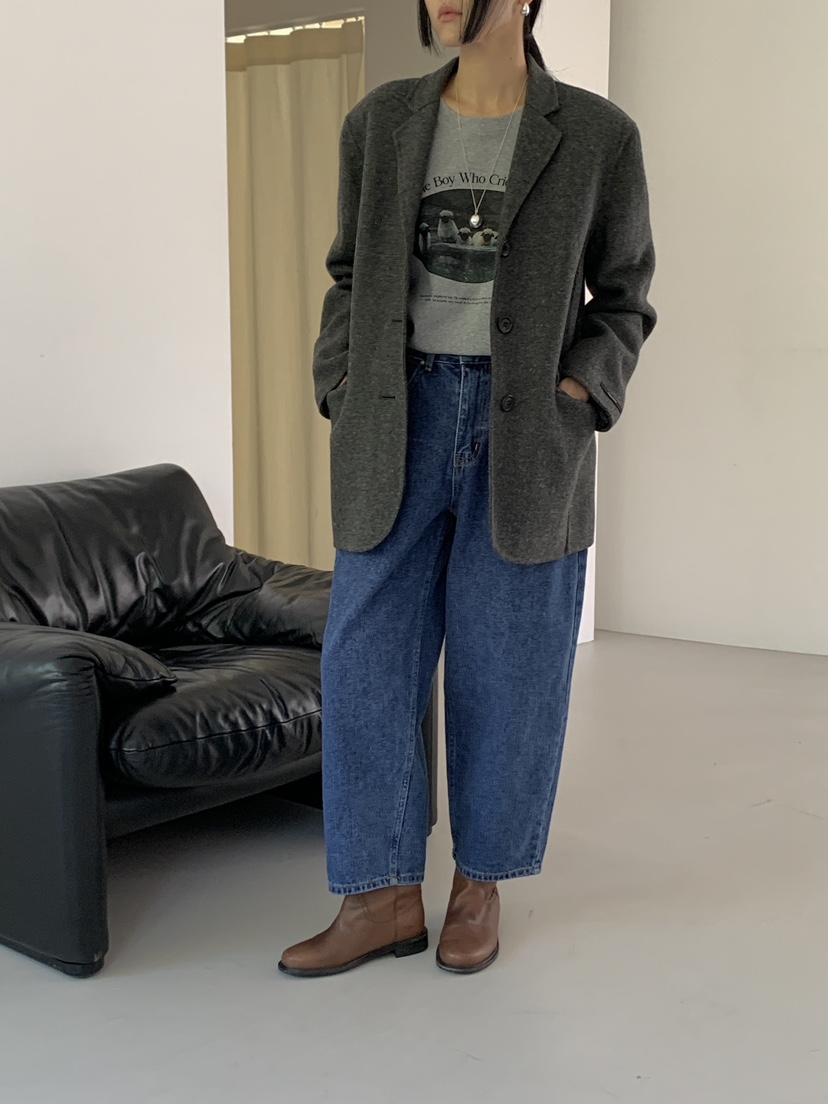 MILUI東大門㊣直郵女士新品25秋冬熱賣職業休閑人氣時尚夾克MILUI夾克