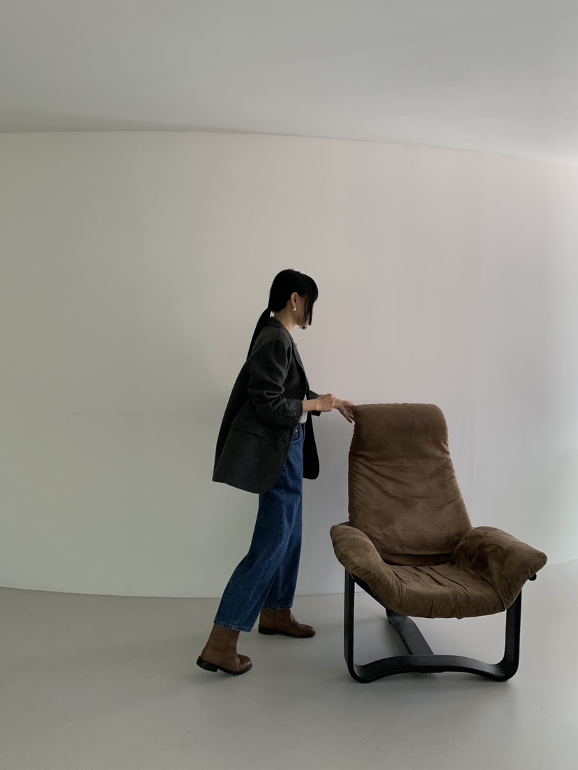 MILUI東大門㊣直郵女士新品25秋冬熱賣職業休閑人氣時尚夾克MILUI夾克