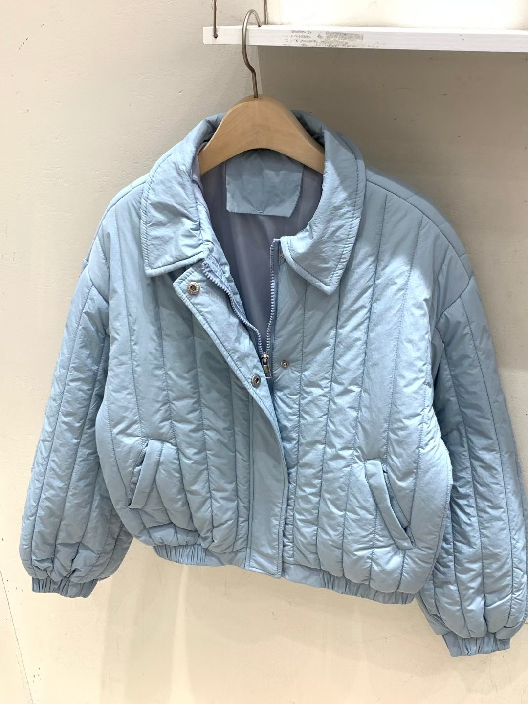 FRIDA東大門㊣代購女士新品推薦熱賣時尚職業休閑25秋冬短款棉服FRIDA短款棉服圖色2