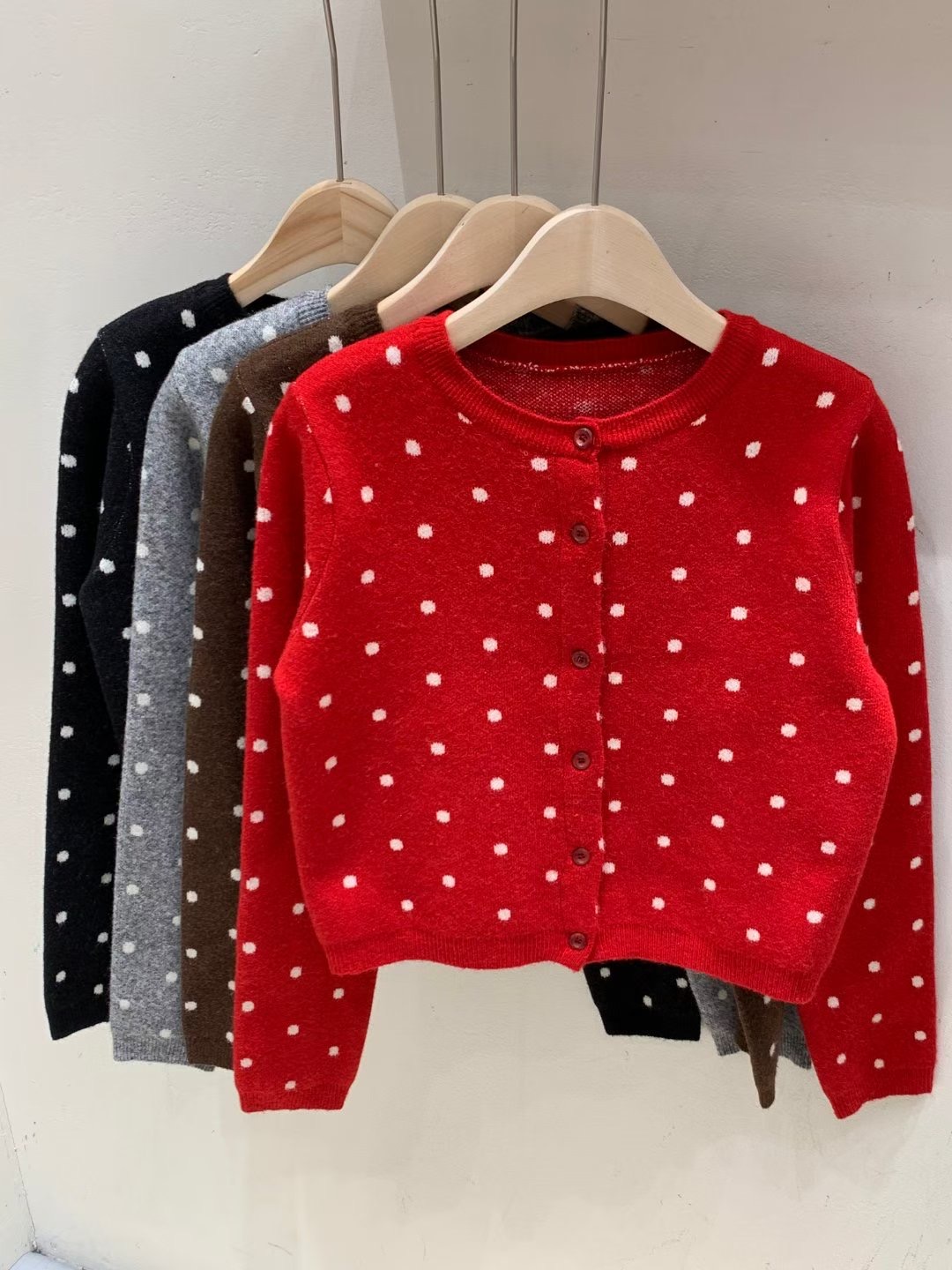 FRIDA韓國代購㊣女士新品休閑推薦人氣熱賣時尚25秋冬毛衣開衫FRIDA毛衣圖色2