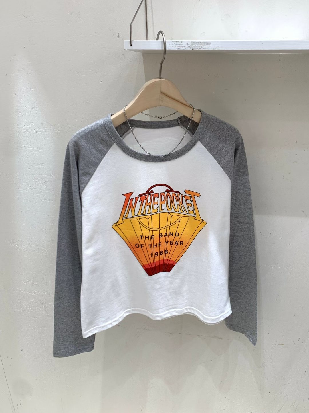 FRIDA東大門㊣實拍女裝新品熱賣推薦職業人氣25秋冬長袖T恤口袋FRIDA長袖T恤圖色3