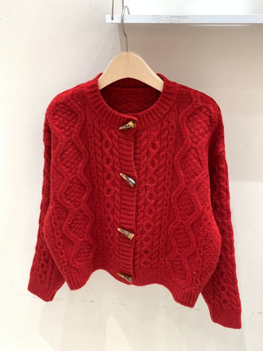 FRIDA韓國代購㊣女士新款職業推薦時尚人氣25秋冬熱賣毛衣開衫FRIDA毛衣圖色1