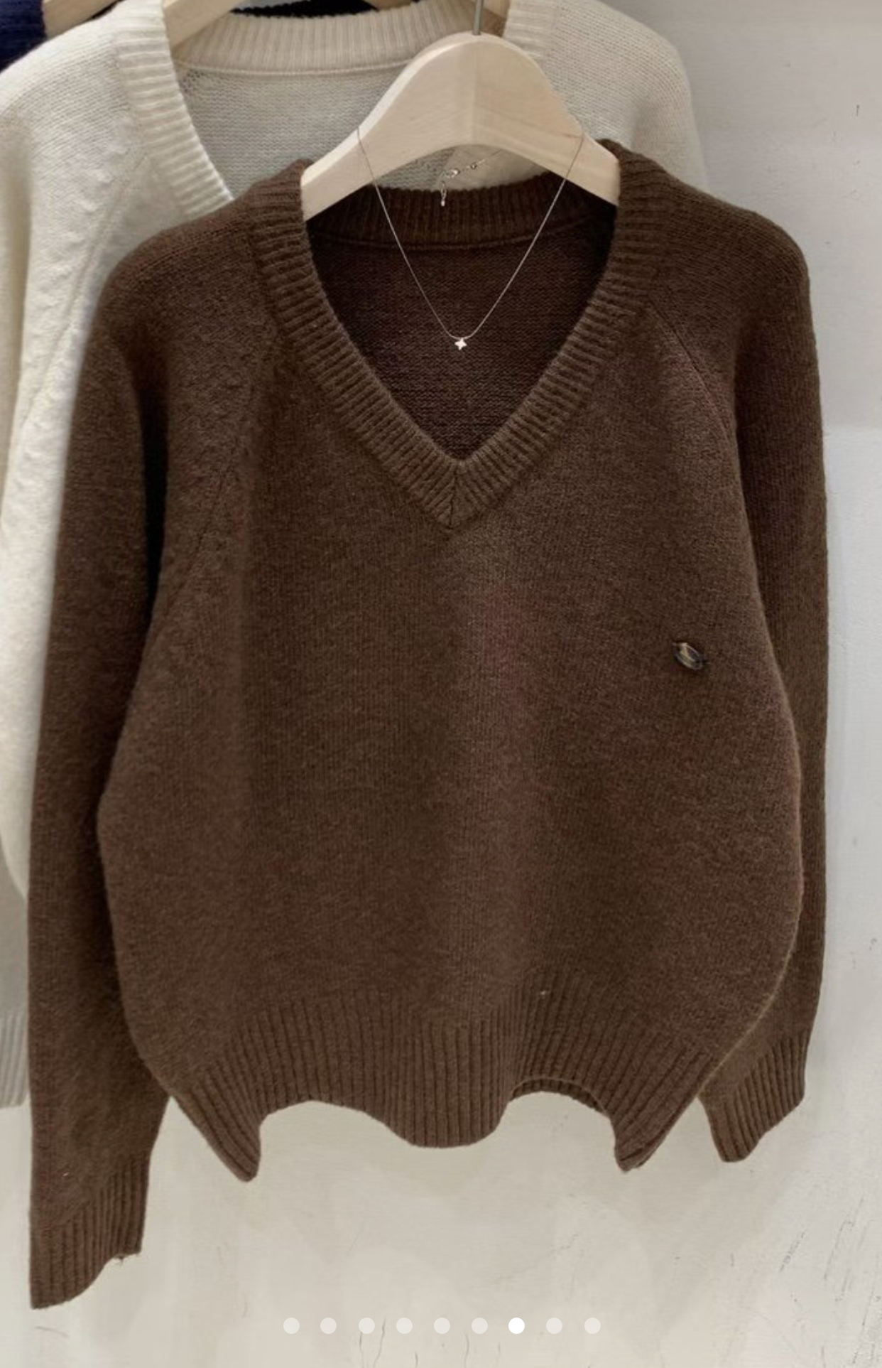 FRIDA韓國代購㊣女士新品時尚人氣職業推薦熱賣休閑25秋冬毛衣FRIDA毛衣圖色3