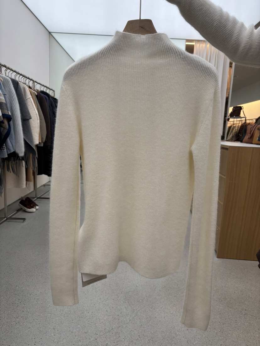 JUJU東大門㊣直郵女士新款推薦職業25秋冬休閑針織衫安哥拉JUJU針織衫