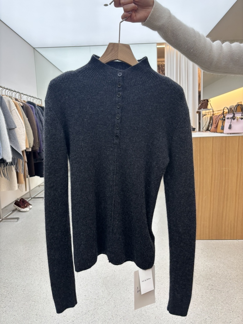 JUJU東大門㊣直郵女士新款推薦職業25秋冬休閑針織衫安哥拉JUJU針織衫圖色4