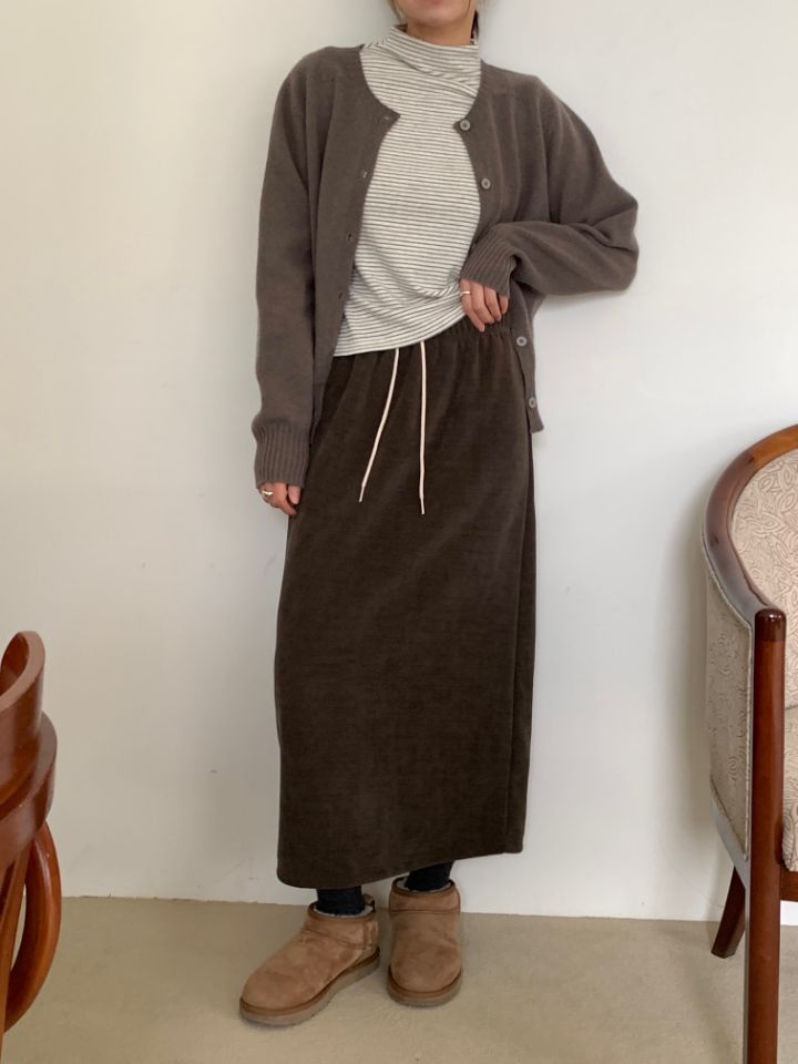 DOIT韓國代購㊣女裝新款人氣25秋冬推薦熱賣休閑時尚職業長裙DOIT長裙