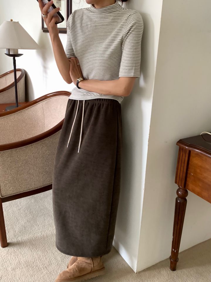 DOIT韓國代購㊣女裝新款人氣25秋冬推薦熱賣休閑時尚職業長裙DOIT長裙