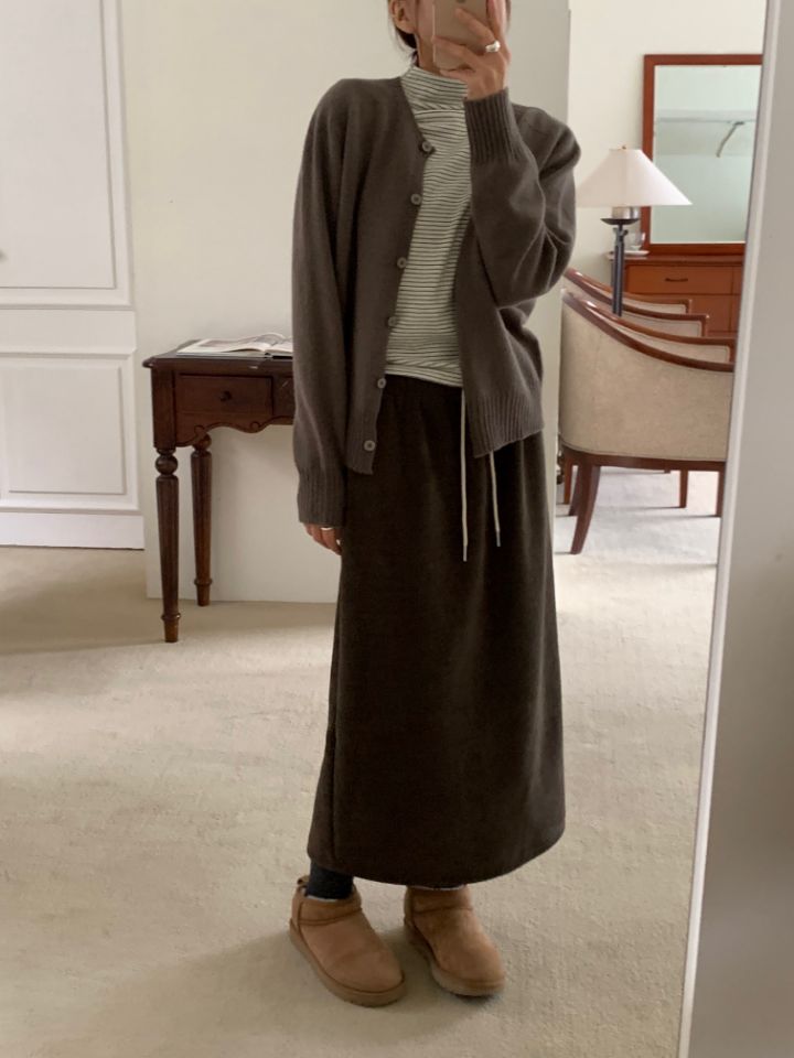 DOIT韓國代購㊣女裝新款人氣25秋冬推薦熱賣休閑時尚職業長裙DOIT長裙