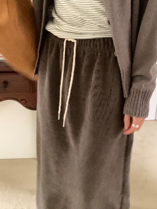 DOIT韓國代購㊣女裝新款人氣25秋冬推薦熱賣休閑時尚職業長裙DOIT長裙