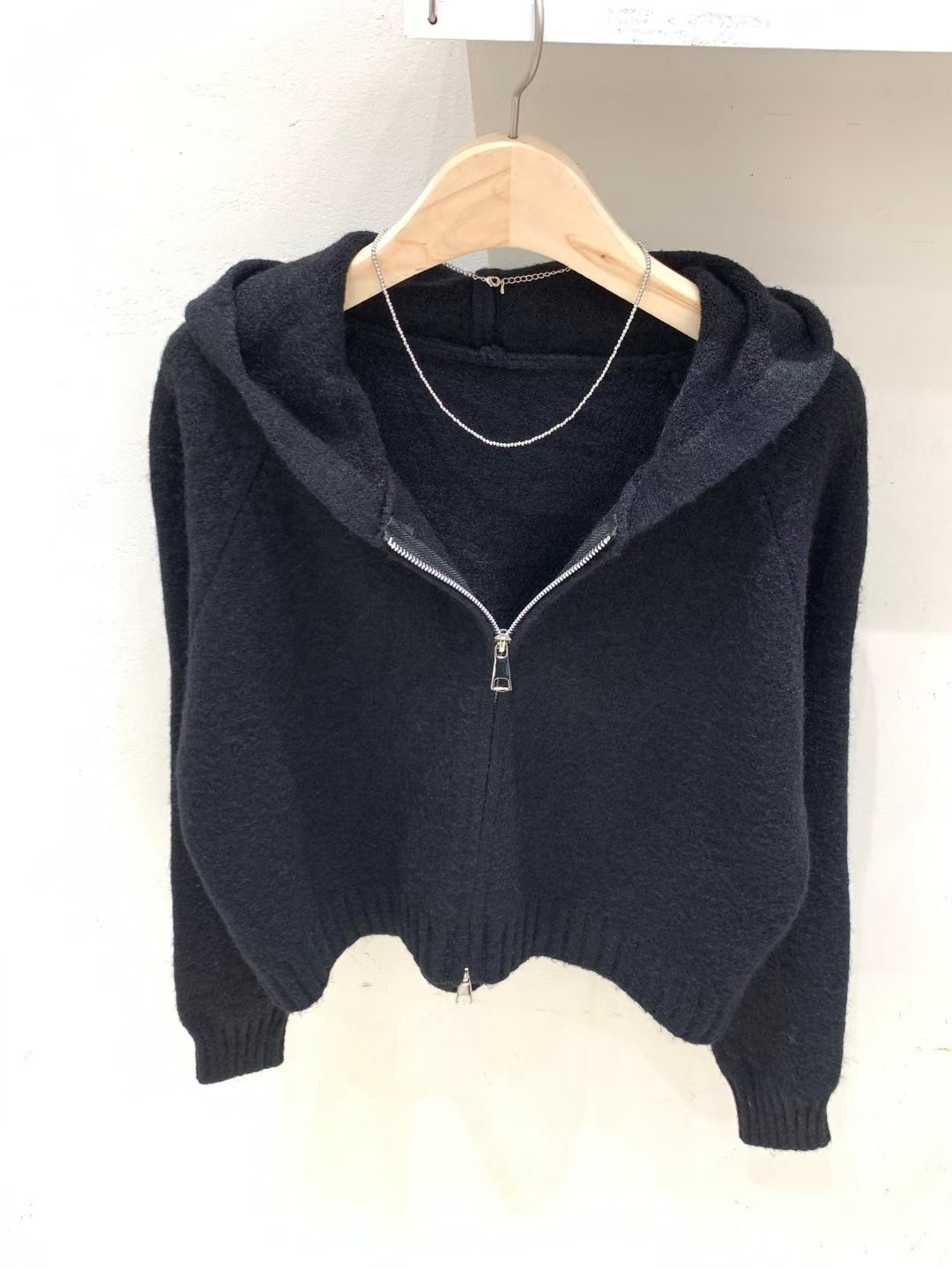 FRIDA韓國直郵㊣女士新款人氣職業熱賣休閑25秋冬針織衫拉鏈FRIDA針織衫圖色3