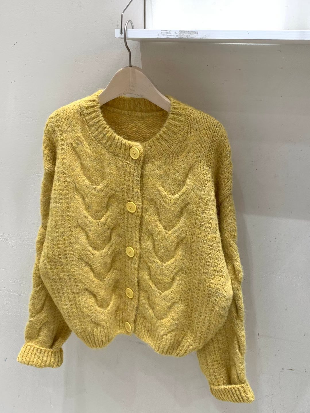 FRIDA韓國代購㊣女裝新款熱賣職業人氣休閑時尚推薦毛衣開衫FRIDA毛衣圖色1