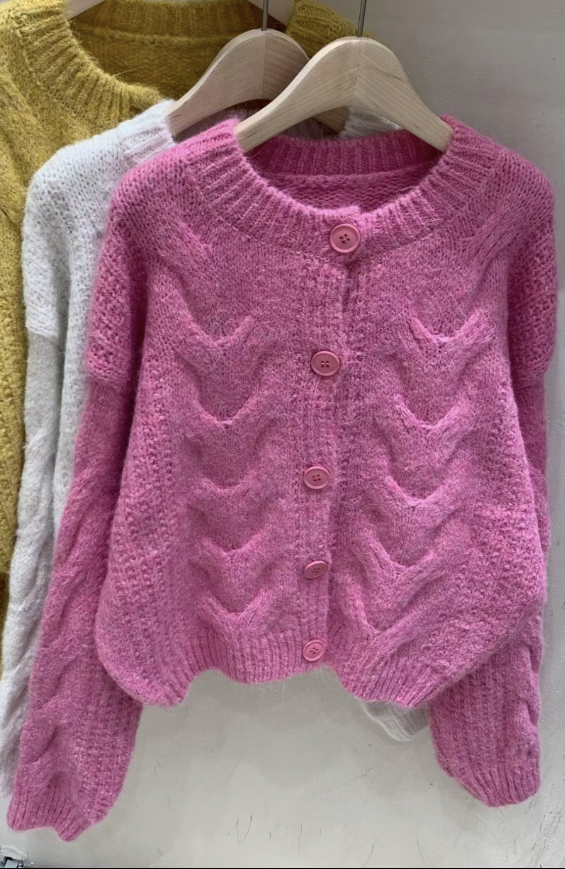 FRIDA韓國代購㊣女裝新款熱賣職業人氣休閑時尚推薦毛衣開衫FRIDA毛衣圖色2