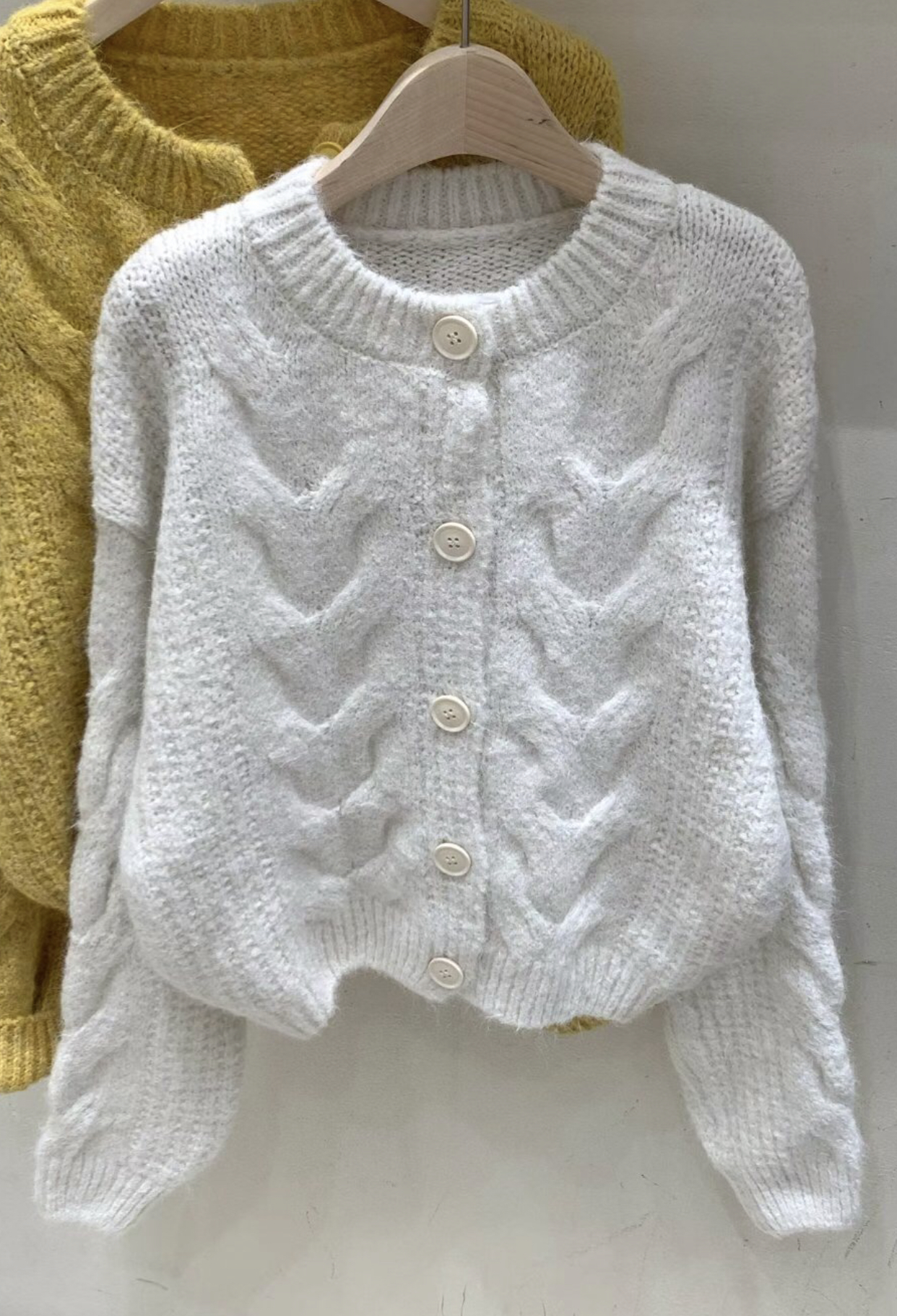 FRIDA韓國代購㊣女裝新款熱賣職業人氣休閑時尚推薦毛衣開衫FRIDA毛衣圖色3