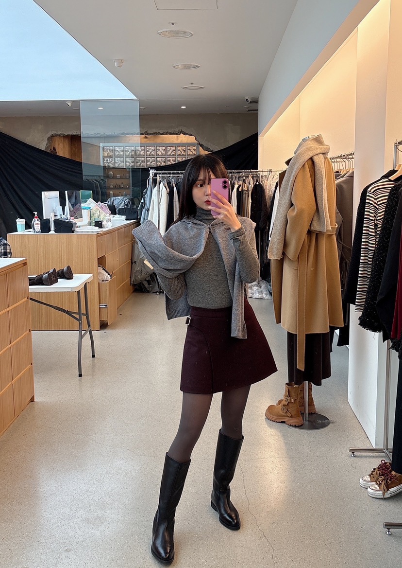 JUJU東大門㊣直郵女士新品職業推薦時尚人氣熱賣休閑25秋冬裙褲JUJU裙褲