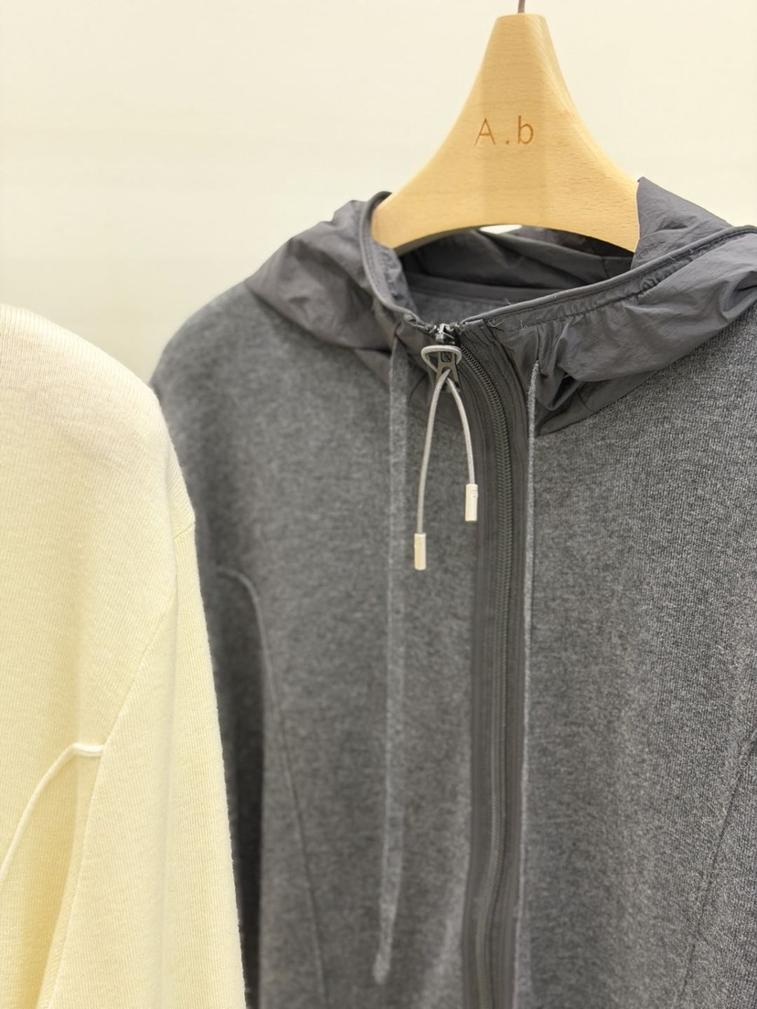 AUTUMN BEIGE-Q東大門㊣實拍女士新品熱賣休閑夾克拉鏈兜帽A.b/AUTUMN BEIGE夾克