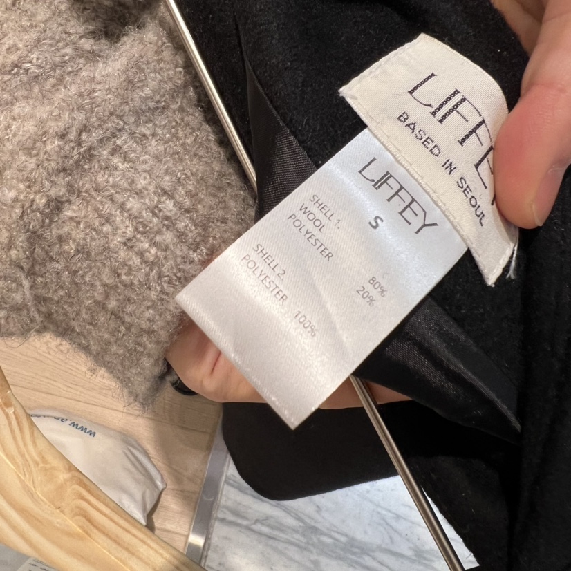LIFFEY東大門㊣代購女士新款休閑推薦25秋冬半身裙中短裙羊毛LIFFEY半身裙/中短裙