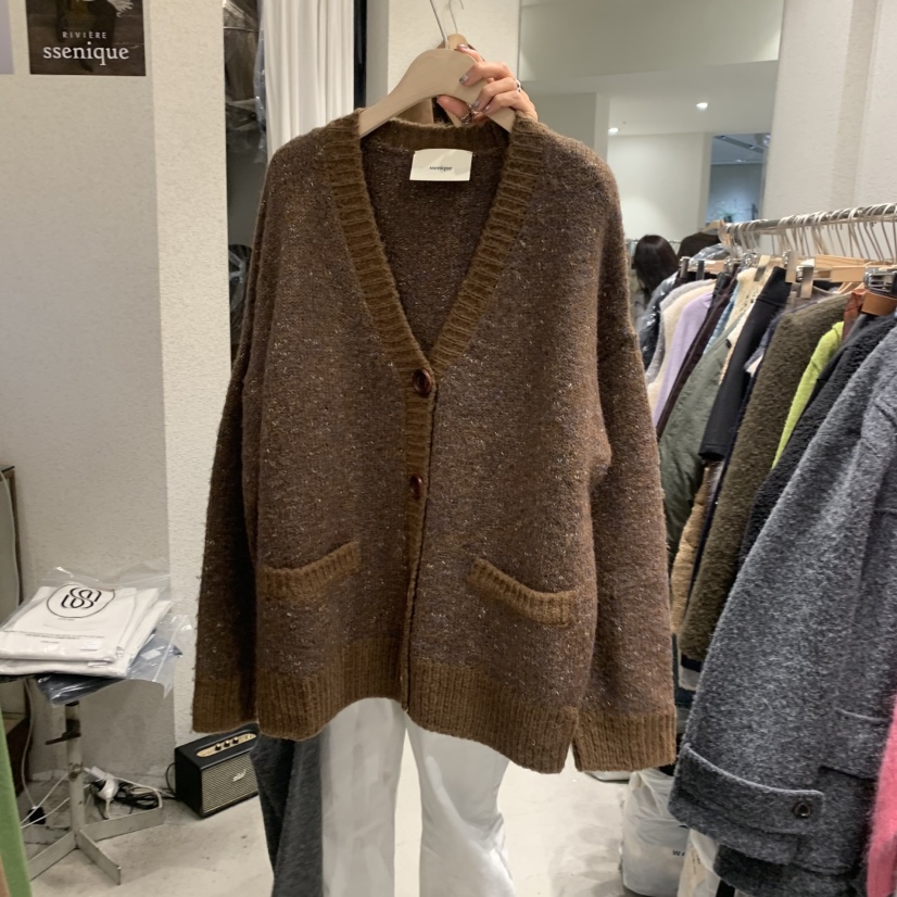 SSEMIENNE東大門㊣直郵女裝新品人氣25秋冬職業休閑毛衣羊毛衫SSENIQUE毛衣圖色1