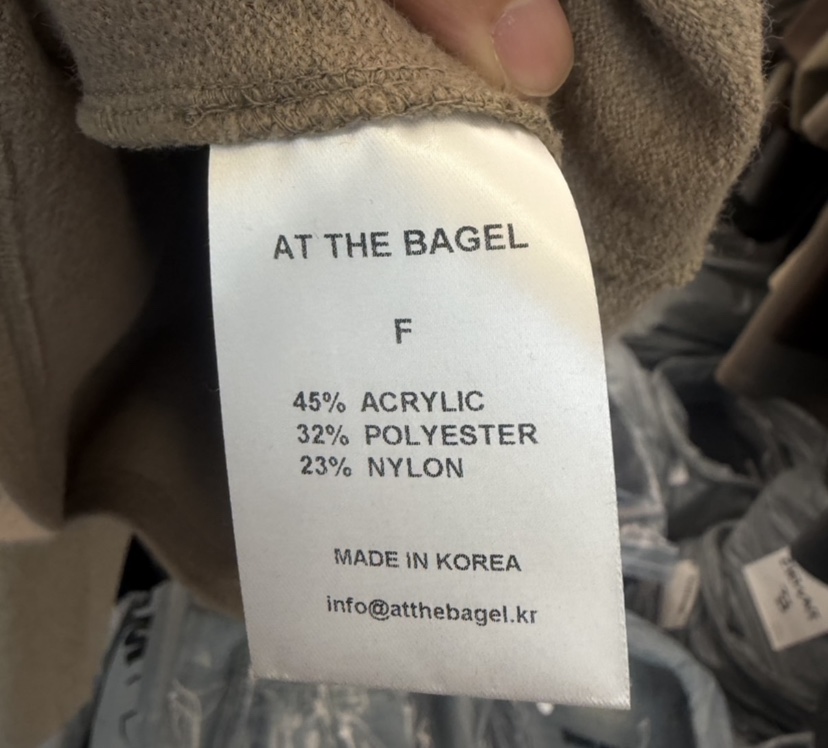 AT THE BAGEL東大門㊣代購女裝新品職業人氣休閑推薦針織衫AT THE BAGEL針織衫