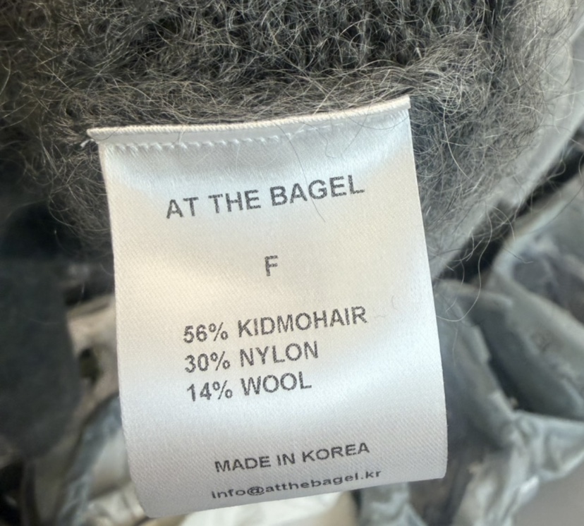 AT THE BAGEL東大門㊣實拍女裝新款時尚人氣推薦休閑針織衫AT THE BAGEL針織衫