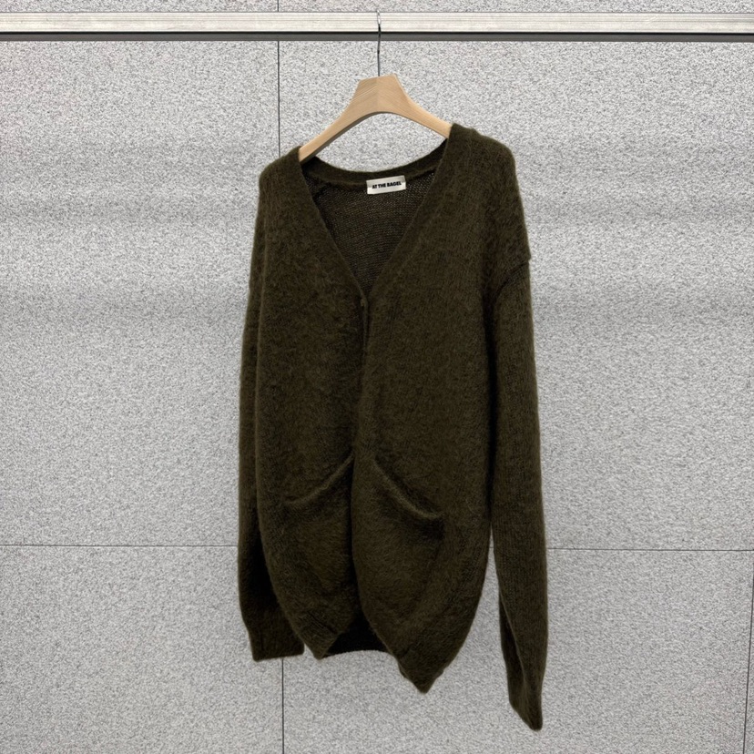 AT THE BAGEL東大門㊣實拍女裝新款時尚人氣推薦休閑針織衫AT THE BAGEL針織衫圖色2墨綠