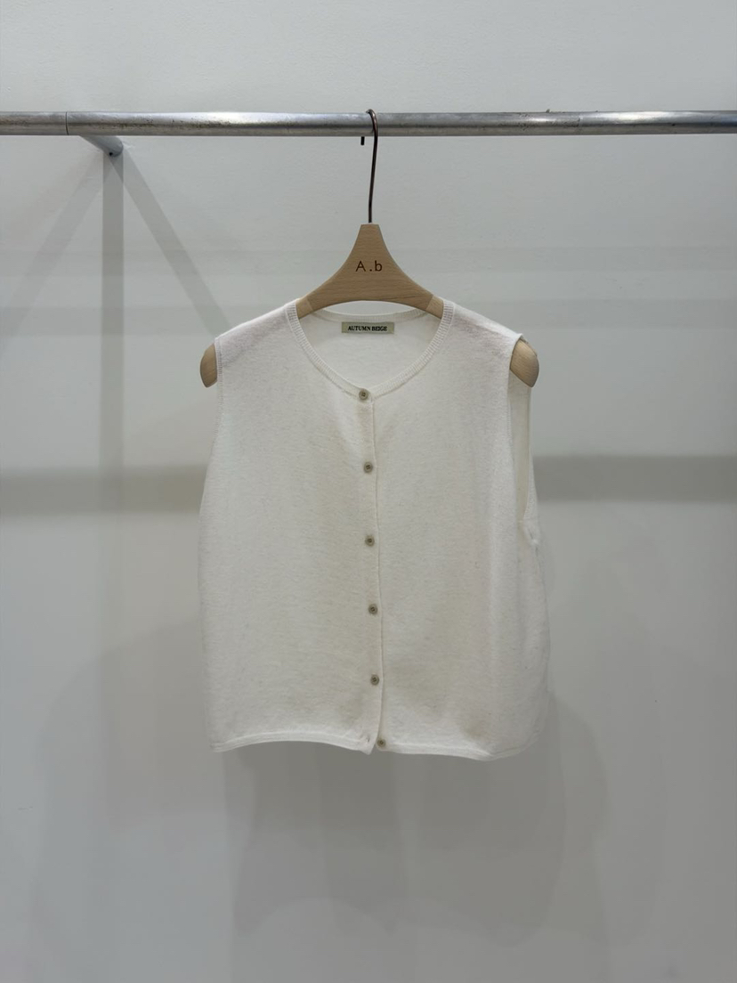 AUTUMN BEIGE-Q東大門㊣代購女裝新品25秋冬休閑馬甲羊毛A.b/AUTUMN BEIGE馬甲圖色1