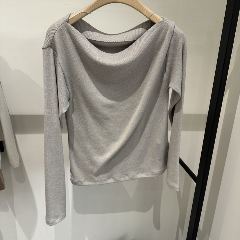 aube nunt韓國代購㊣女士新品休閑時尚熱賣人氣25秋冬長袖T恤aube nunt長袖T恤圖色2