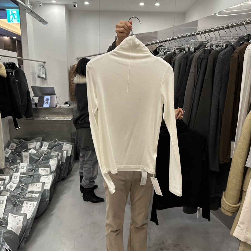 PAVEL韓國代購㊣女士新款25秋冬時尚熱賣休閑職業人氣長袖T恤PAVEL長袖T恤圖色1