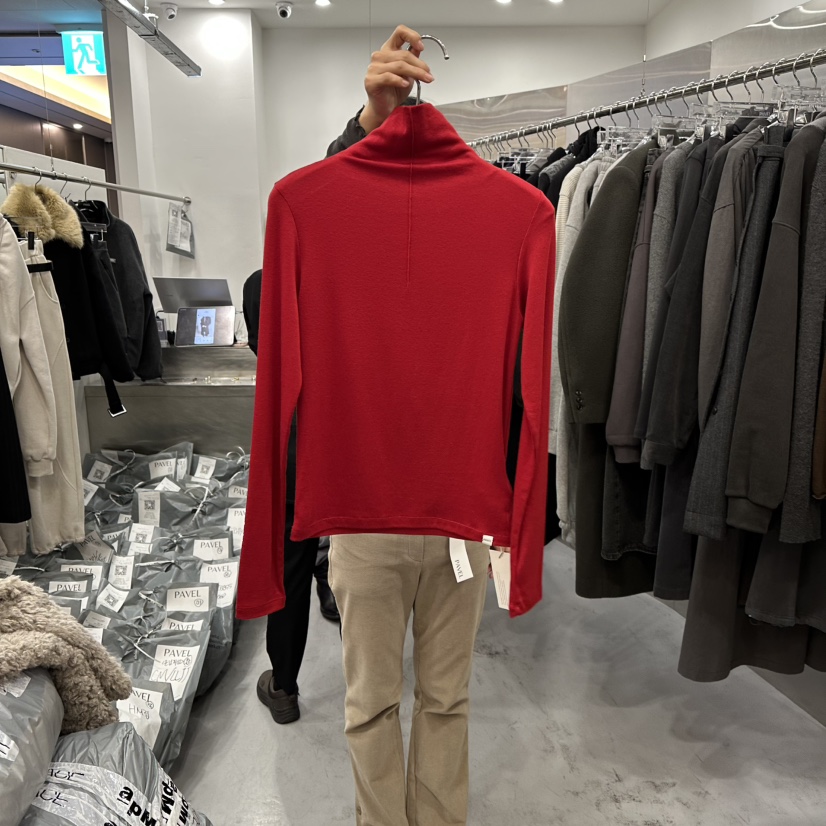 PAVEL韓國代購㊣女士新款25秋冬時尚熱賣休閑職業人氣長袖T恤PAVEL長袖T恤圖色3