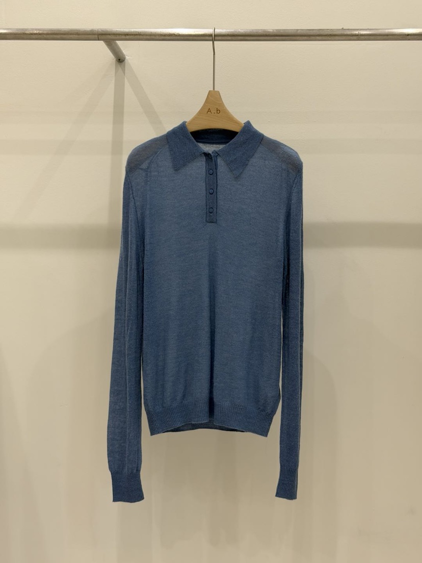 AUTUMN BEIGE-Q東大門㊣直郵女裝新品熱賣休閑長袖T恤紐扣A.b/AUTUMN BEIGE長袖T恤圖色1