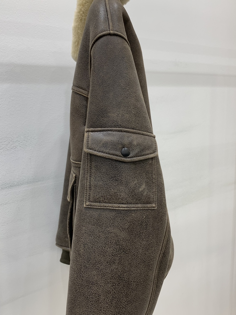 ARVE東大門㊣直郵女裝新品時尚人氣休閑推薦25秋冬熱賣皮衣ARVE皮衣