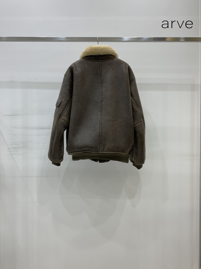 ARVE東大門㊣直郵女裝新品時尚人氣休閑推薦25秋冬熱賣皮衣ARVE皮衣