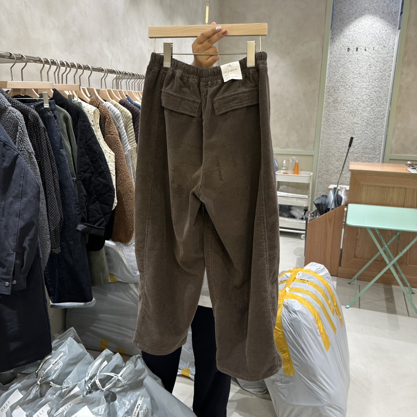 DELI JENNY韓國直郵㊣女士新品職業25秋冬時尚熱賣休閑褲加絨DELI JENNY休閑褲